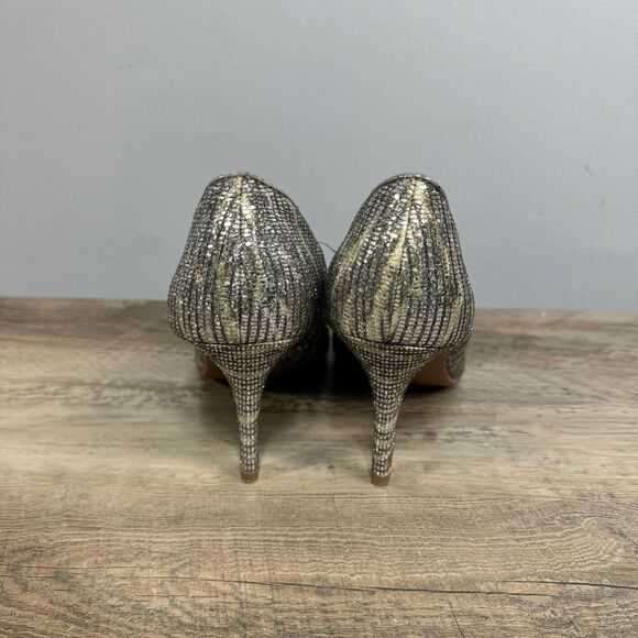 Kelly & Katie Sparkle Shoes Pumps sz 6 Heels Dress Shoes #H479 - Picture 6 of 7